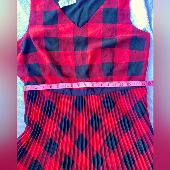 Buffalo plaid Talbots dress. Size 14 petite. - Picture 5 of 11